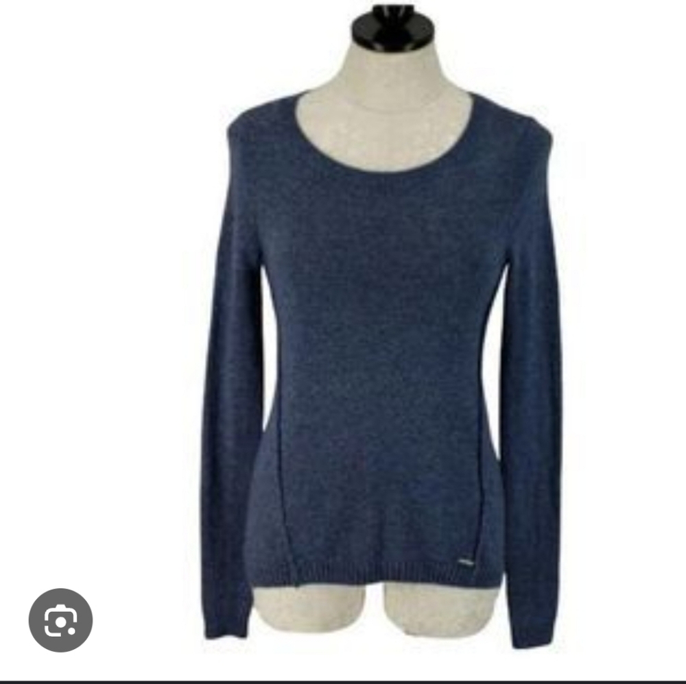 Abercrombie & Fitch Women's Navy Crew Neck Sweaters Size S